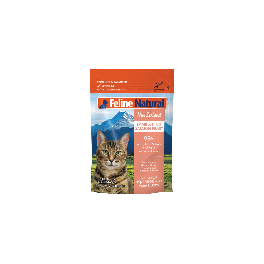 k9 felineNat pouch lamb & sal
