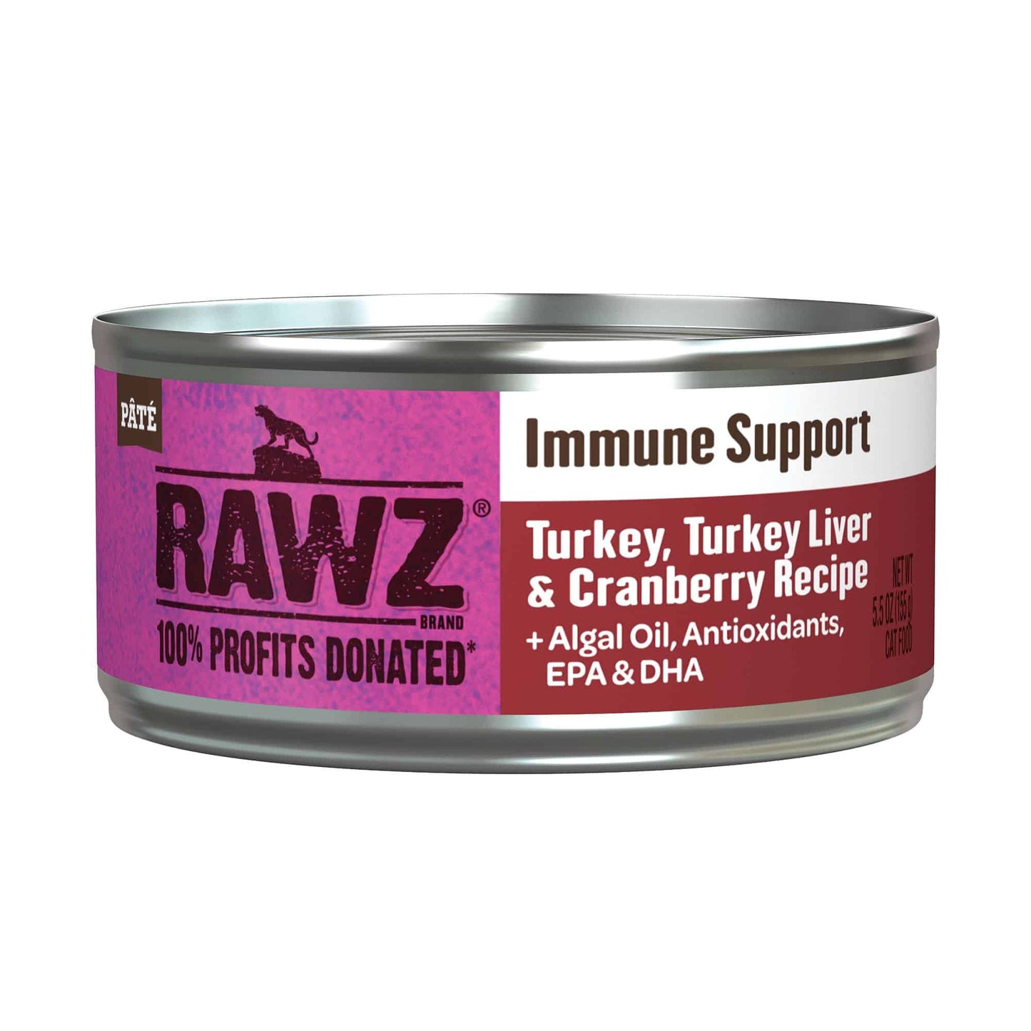 Rawz 5oz immune turkey pate cat