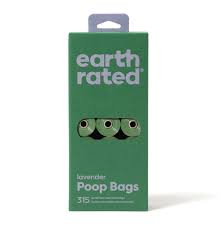 earthrated 21 count scented poo bags rolls