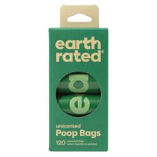 earthrated 8 count unscented poo bags