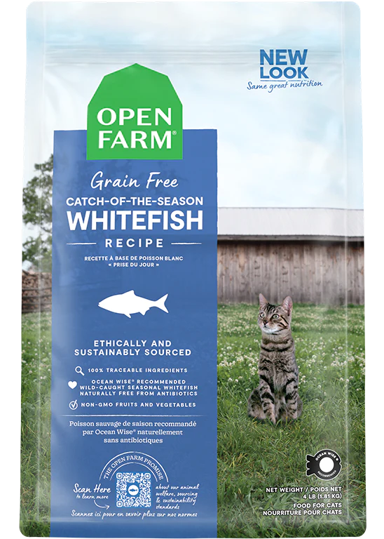 open farm cat 2lb whitefish
