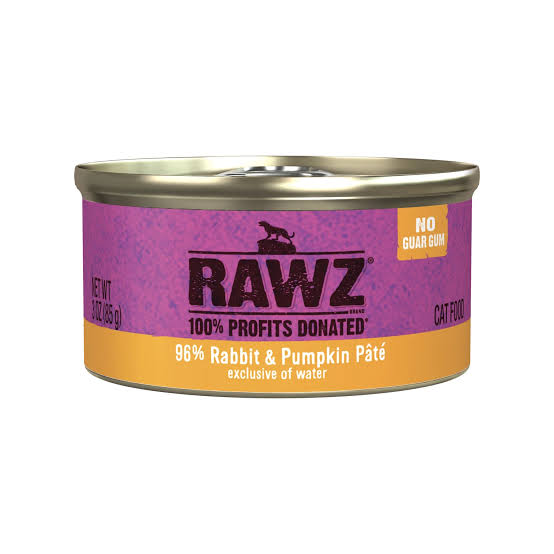 Rawz cat 3oz rabbit & pumpkin