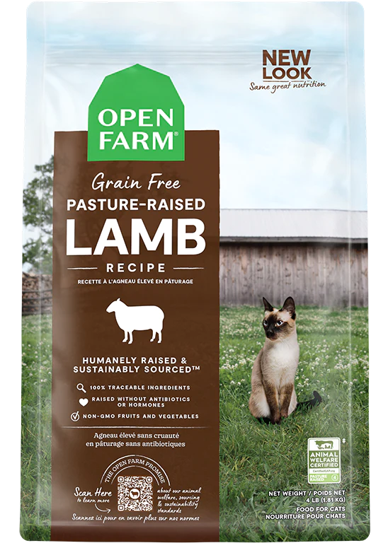 open farm cat 2lb lamb