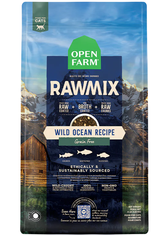open farm 8lbs RawMix Ocean CAT Wild Ocean