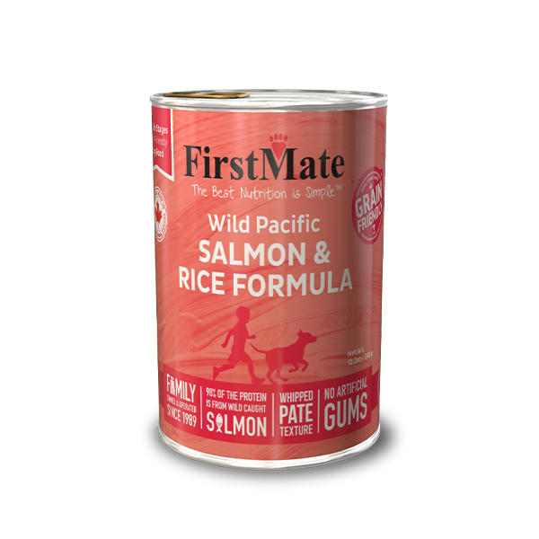 firstmate dog 12oz salmon & rice