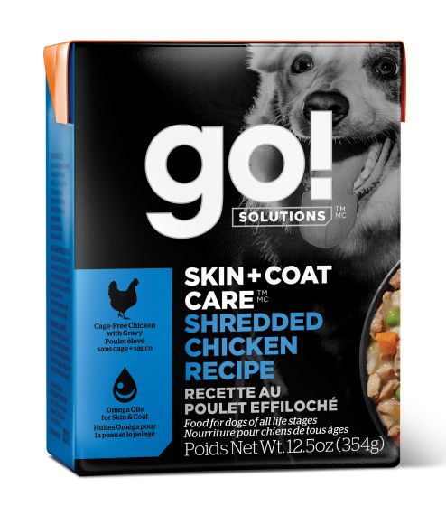 Go Dog 12oz shredded chick wet