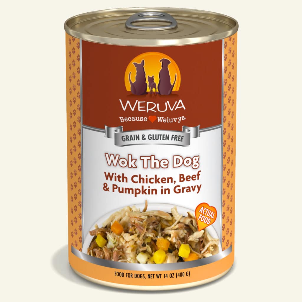 weruva dog 14oz wok the Dog beef & chickem