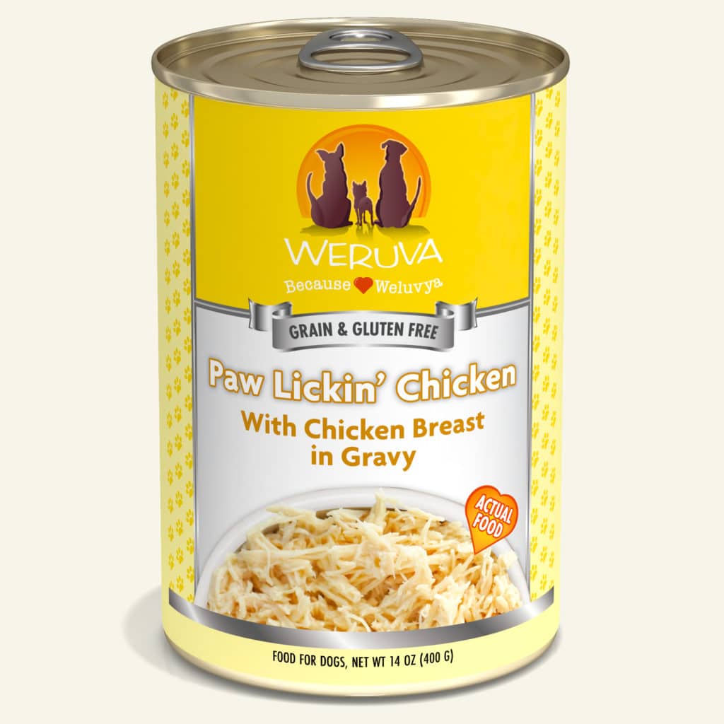 weruva dog 5.5oz paw lickin chicken