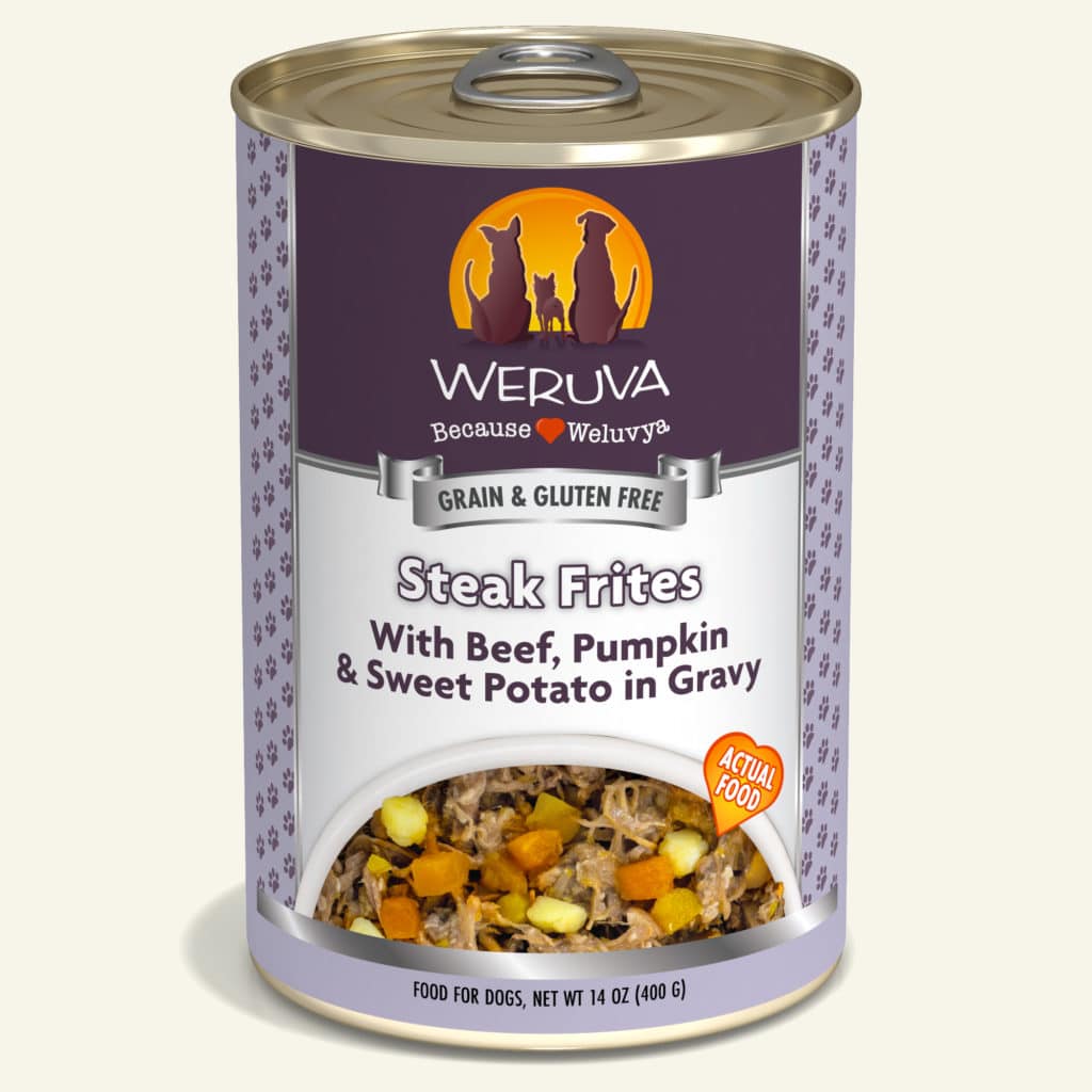 weruva dog 5.5oz Steak Frite