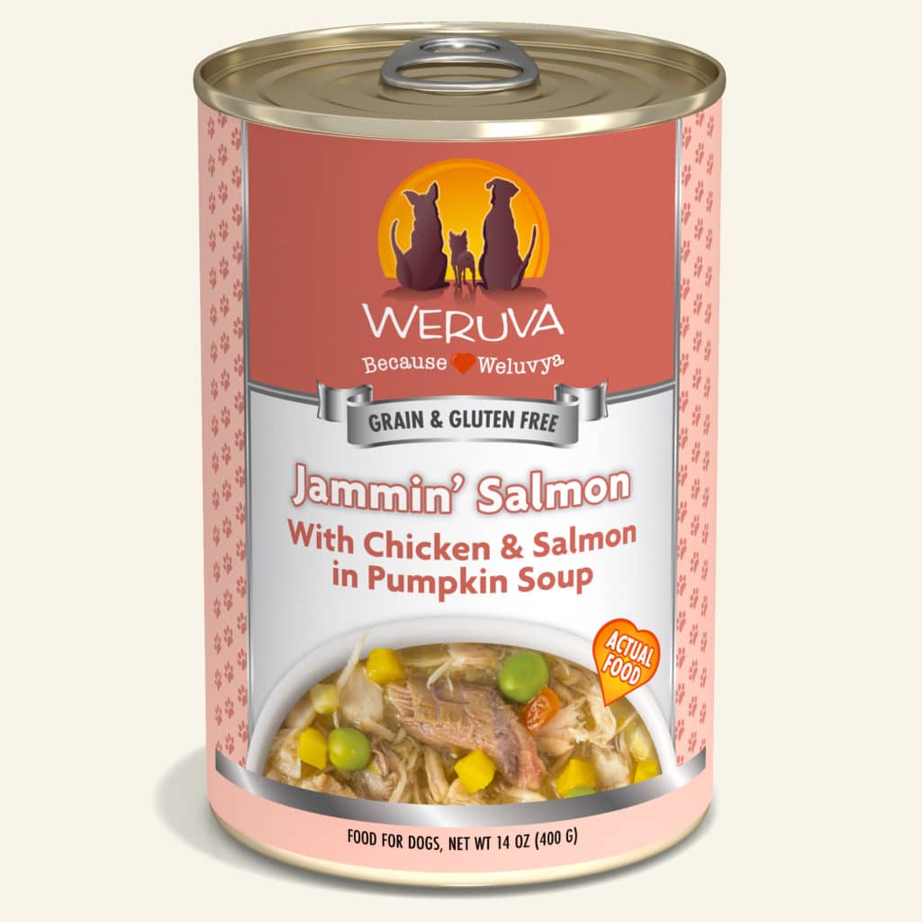weruva dog 5.5oz Jammi Salmon discontued