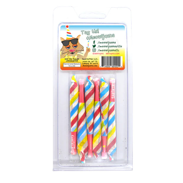 meowijuana birthjays catnip jo 6pk joints