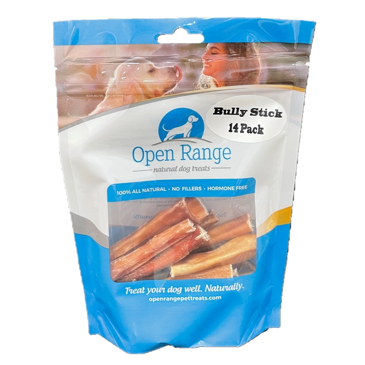 open Range Bully Stick 14p 14 pack 4-6 inch