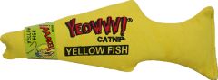 yeoww yellow fish catnip comes in 4pk