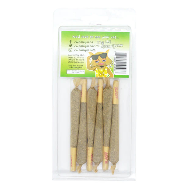 meowijuana king catnip joints 6pk