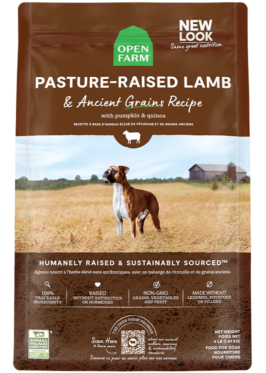 open farm 11lb grains lamb