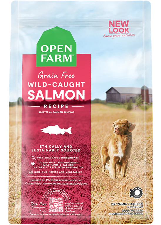 open farm 11 lb salmon DOG grain free