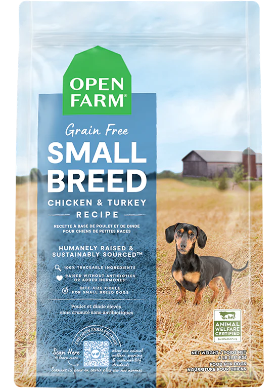 open farm 4.5 lb small breed grain free