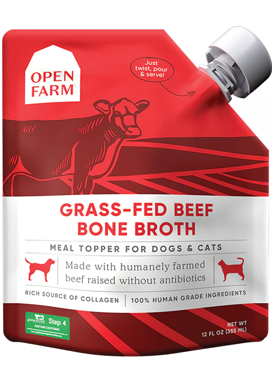 open farm 12oz broth beef