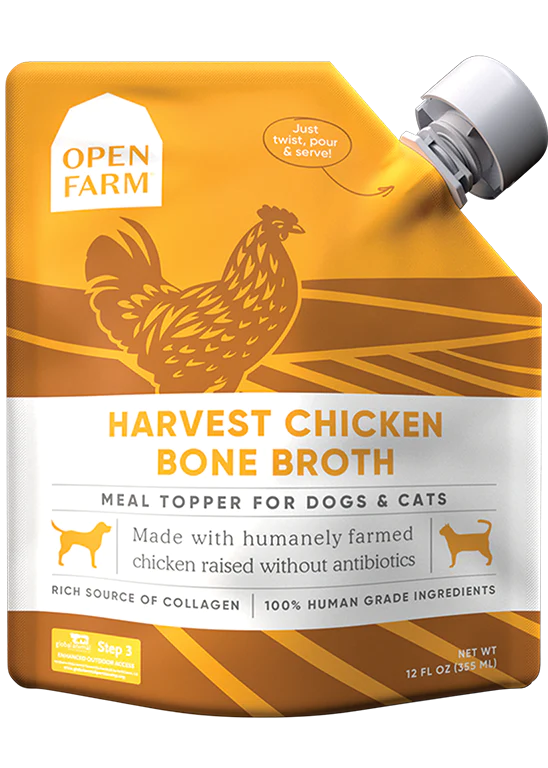 open farm 12oz broth chicken