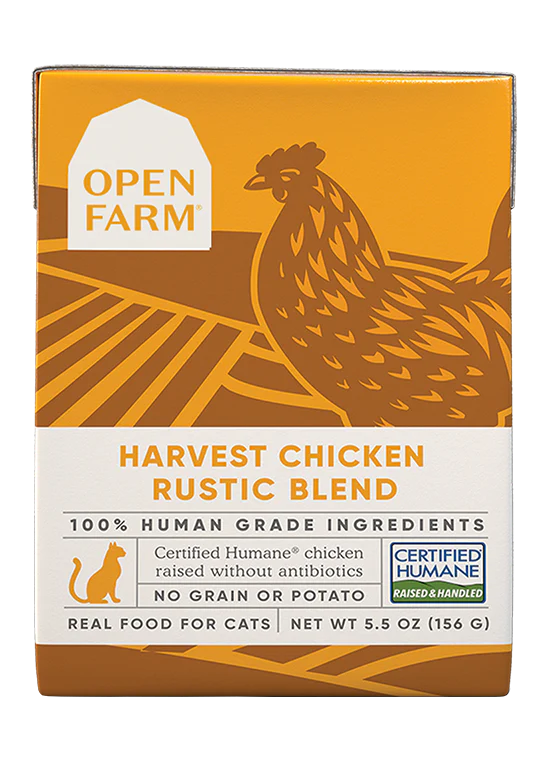 open farm 5.5 oz chicken cat