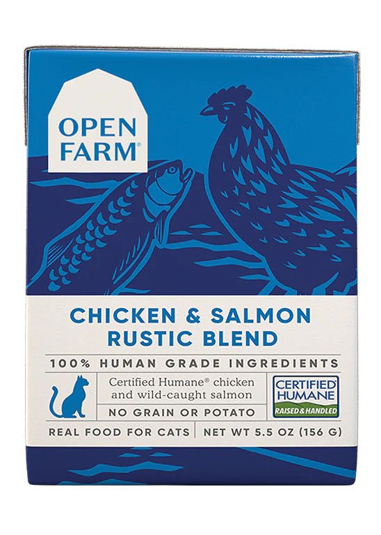 open farm 5.5 oz chk/sal cat