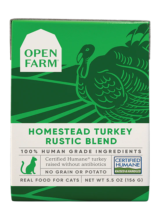 open farm 5.5 oz turkey cat