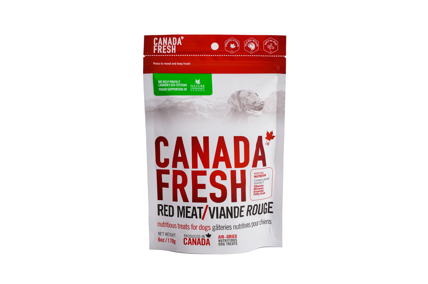 canada fr dog treats red meat