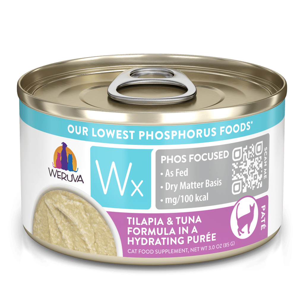 weruva cat WX tilapia & tu 3oz puree