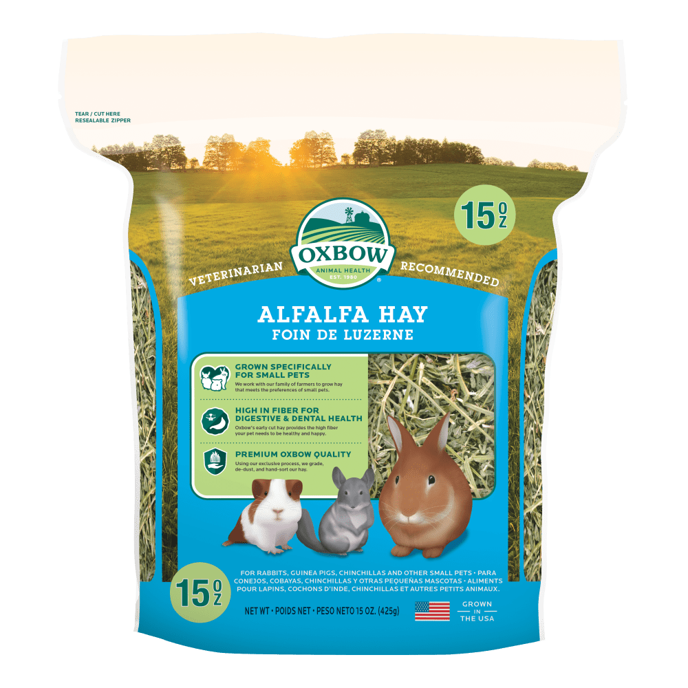 oxbow alfalfa hay 15oz