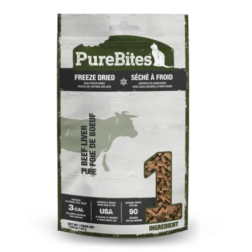 purebites dog 120g beef liver