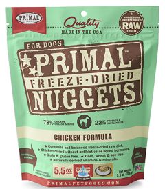 Primal dog 5.5oz Chicken freeze dried