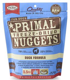 Primal dog 5.5oz Duck freeze dried
