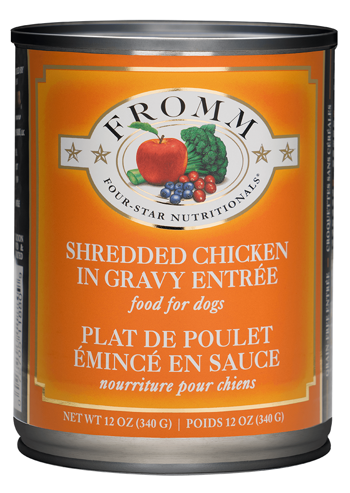 Fromm Dog 12oz shredded chick wet