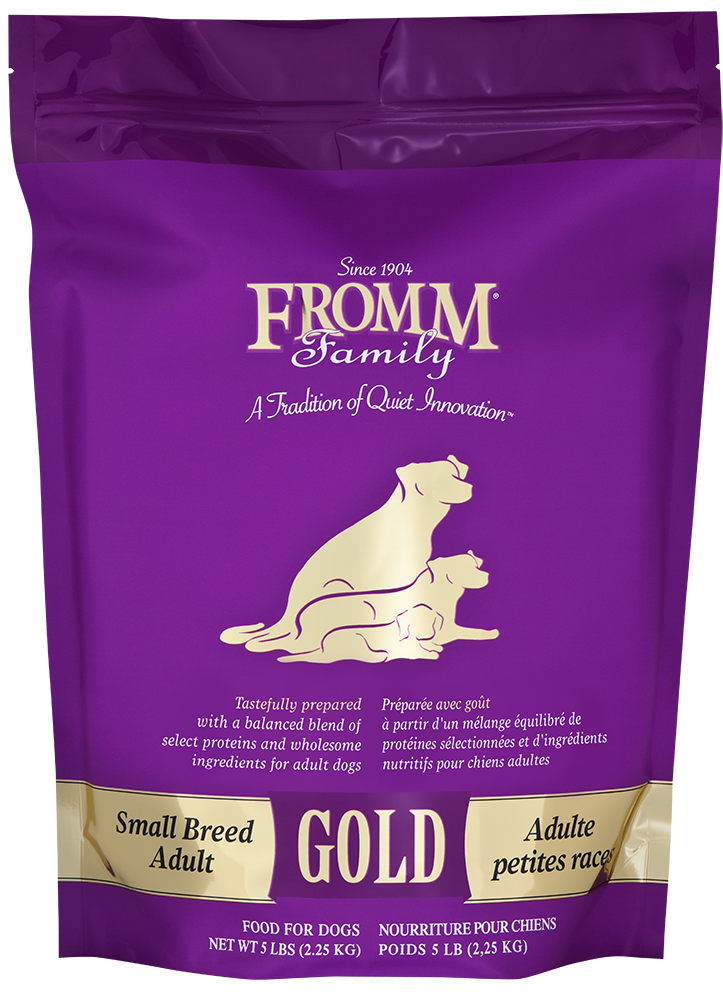 fromm dog 15lb gold SB adult PURPLE BAG