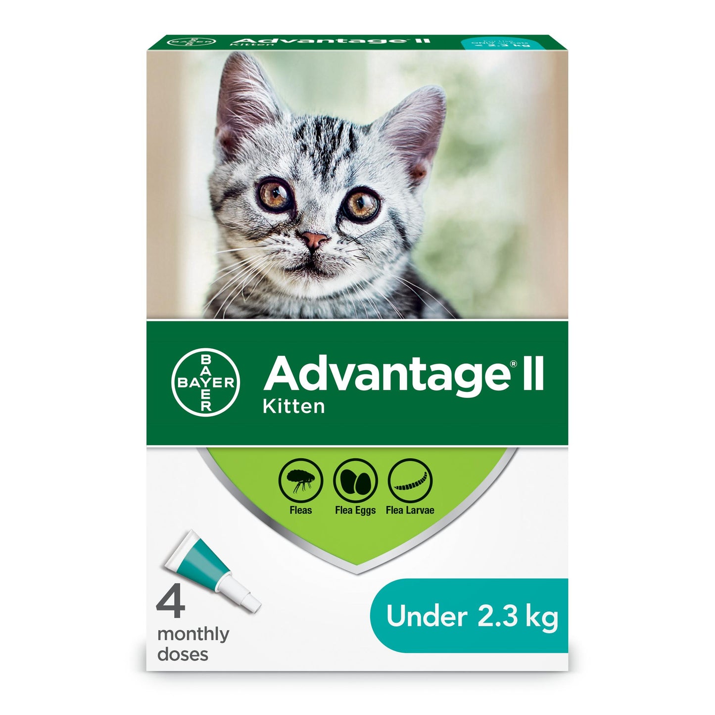Advantage kitten under 2.3kg