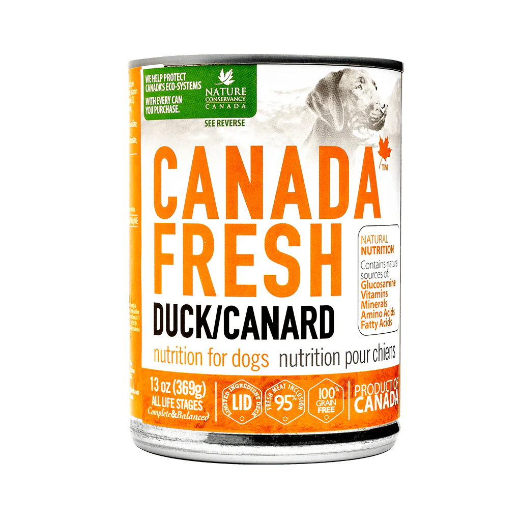 canada fr dog 13 oz duck