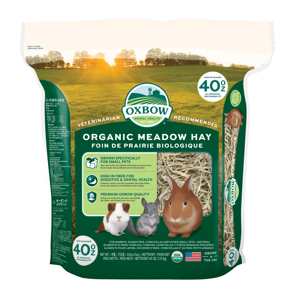 oxbow organic meadow hay 40oz