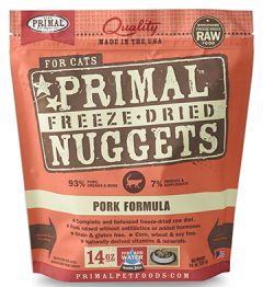 Primal cat 14oz pork freeze dried