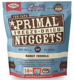 Primal cat 14oz rabbit freeze dried