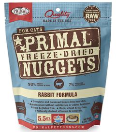 Primal cat 5.5oz rabbit freeze dried