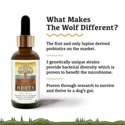 adored Roots The Wolf probiotic & turkey tail