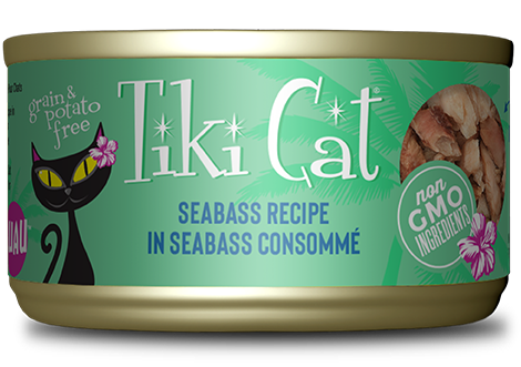 tiki cat 2.8 oz seabass luau