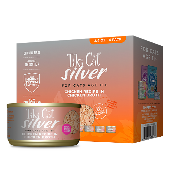 tiki cat sliver chicken senior 2.4oz