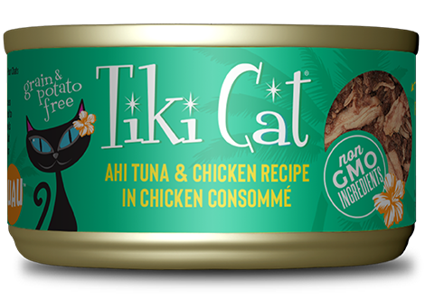 tiki cat 2.8 oz tuna/chicken LUAU hookena