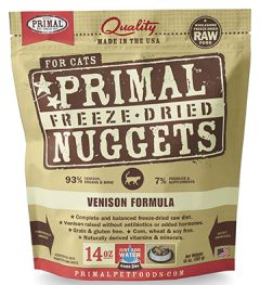 Primal cat 14oz venison freeze dried