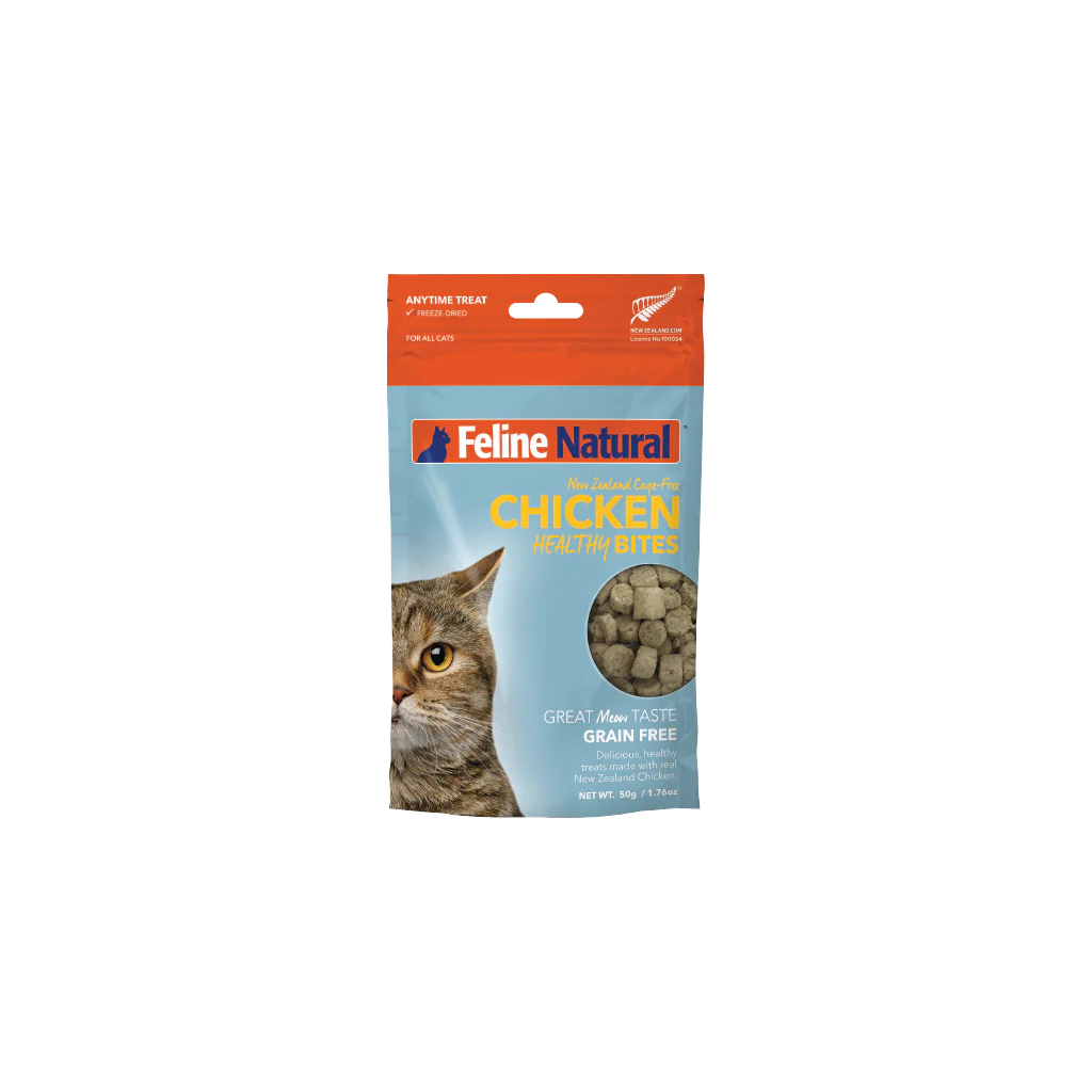 feline nat treats cat chicken  50g