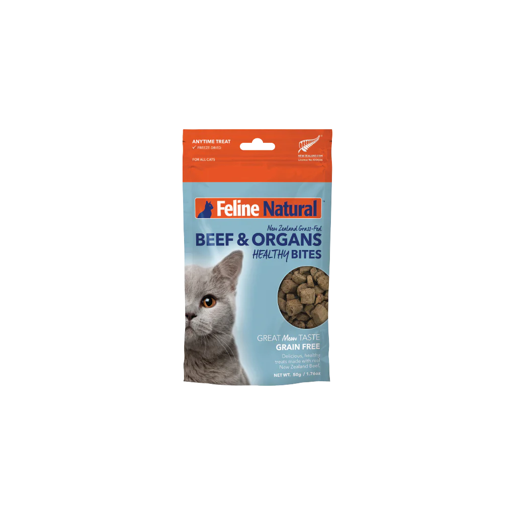 Feline Natural Beef Healthy Bites Cat Treats