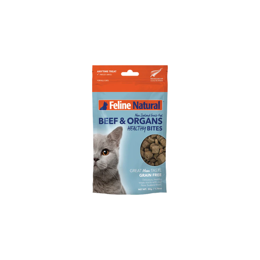 Feline Natural Beef Healthy Bites Cat Treats