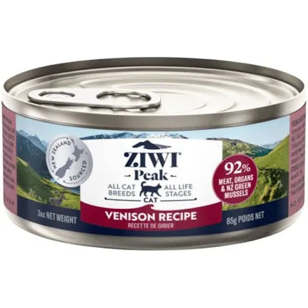 ziwipeak 3oz venison cat