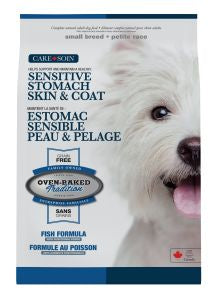 Oven-Baked Tradition Small Breeds Skin & Stomach Adult Grain Free Fish Dog 4lb